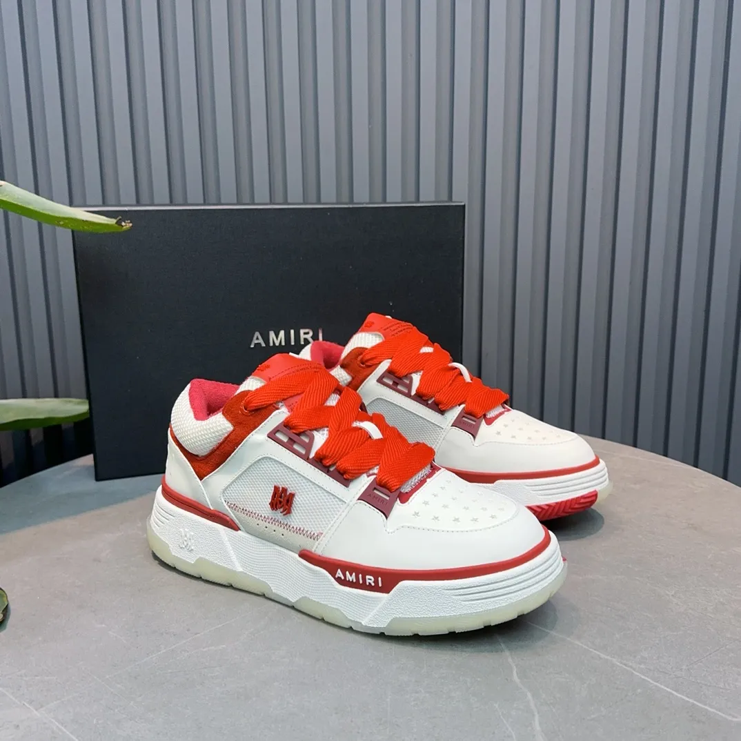 Men's shoes 💰660💰 AMIRI AMIRI trendy brand hot sale 🔥 Available all year round, couples 💑 Official website synchronization Imported fabrics 1⃣️ vs 1⃣️ replica, original factory special original sole, 35-45 (45. non-refundable)